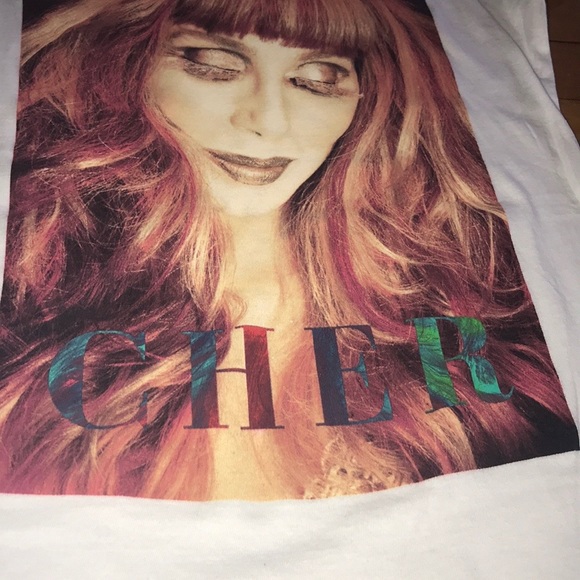 NWOT💥Next Level Apparel Cher Tour T-shirt💥 Sz. L - Picture 4 of 5